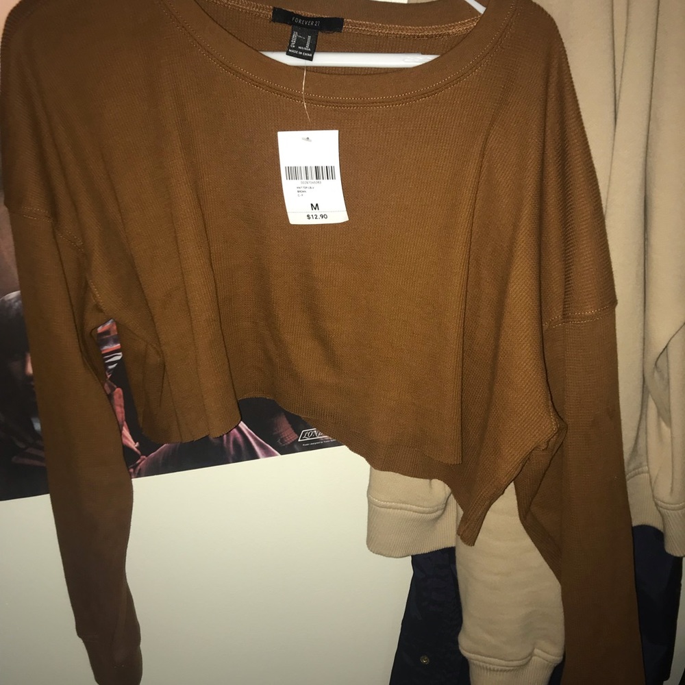 NWT forever 21 cropped thermal